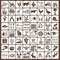 64 Pieces Stencils for Painting, Small Reusable Farmhouse Stencil, Art Craft Template for Painting on Wood, Wall, Fabric, Rock, Chalkboard, Sign, DIY Art Scrapbook Projects(Farm)